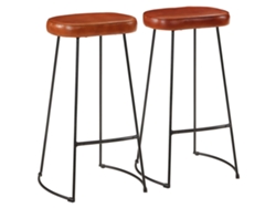 Maison Exclusive - Set De Mesa Alta Y Taburetes 3 Pzas Madera Maciza Mango Y Metal