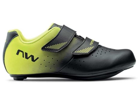 Zapatillas NORTHWAVE zapatilla junior road amarillo fluo Negro de (S)