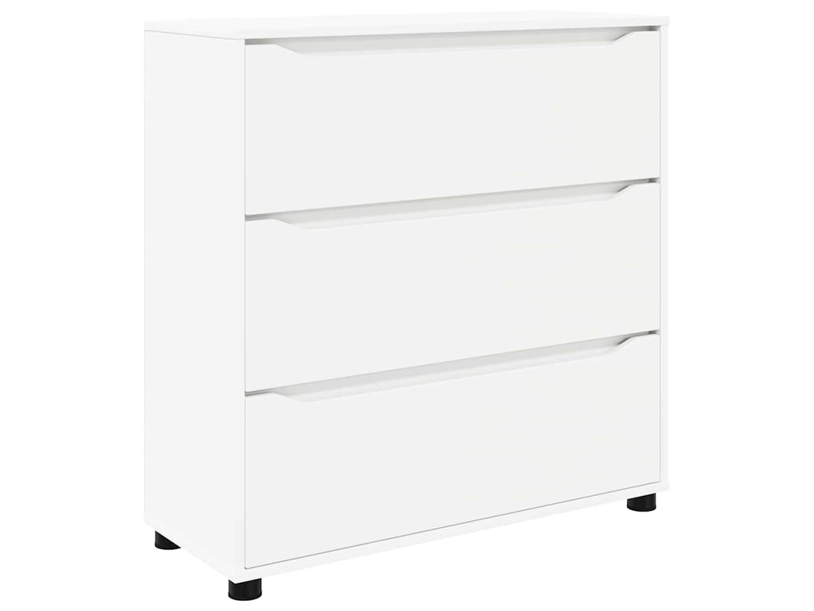 Mueble de almacenaje blanco 80x31x81 cm Madera procesada MAISON EXCLUSIVE