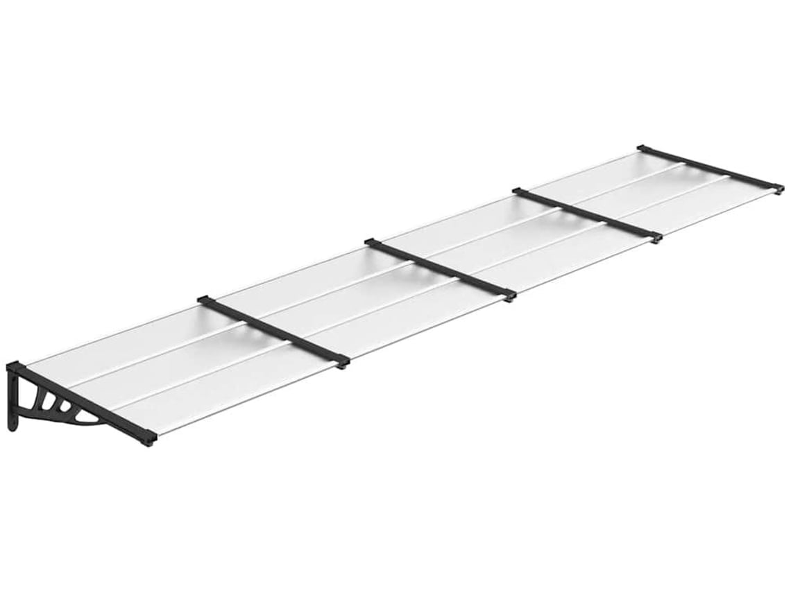 Pérgola De Puerta VIDAXL Transparente Policarbonato (396x90cm)