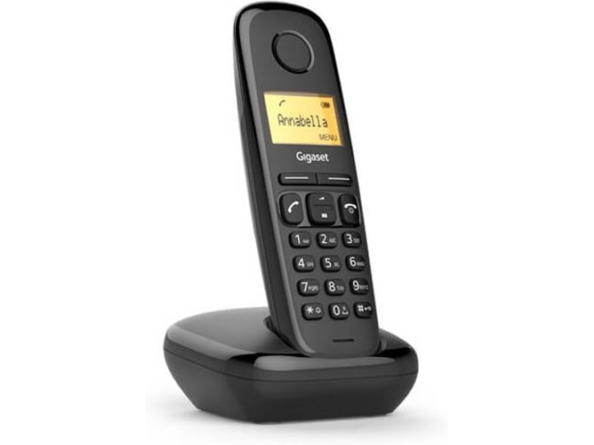 Teléfono Fijo GIGASET A170 Negro