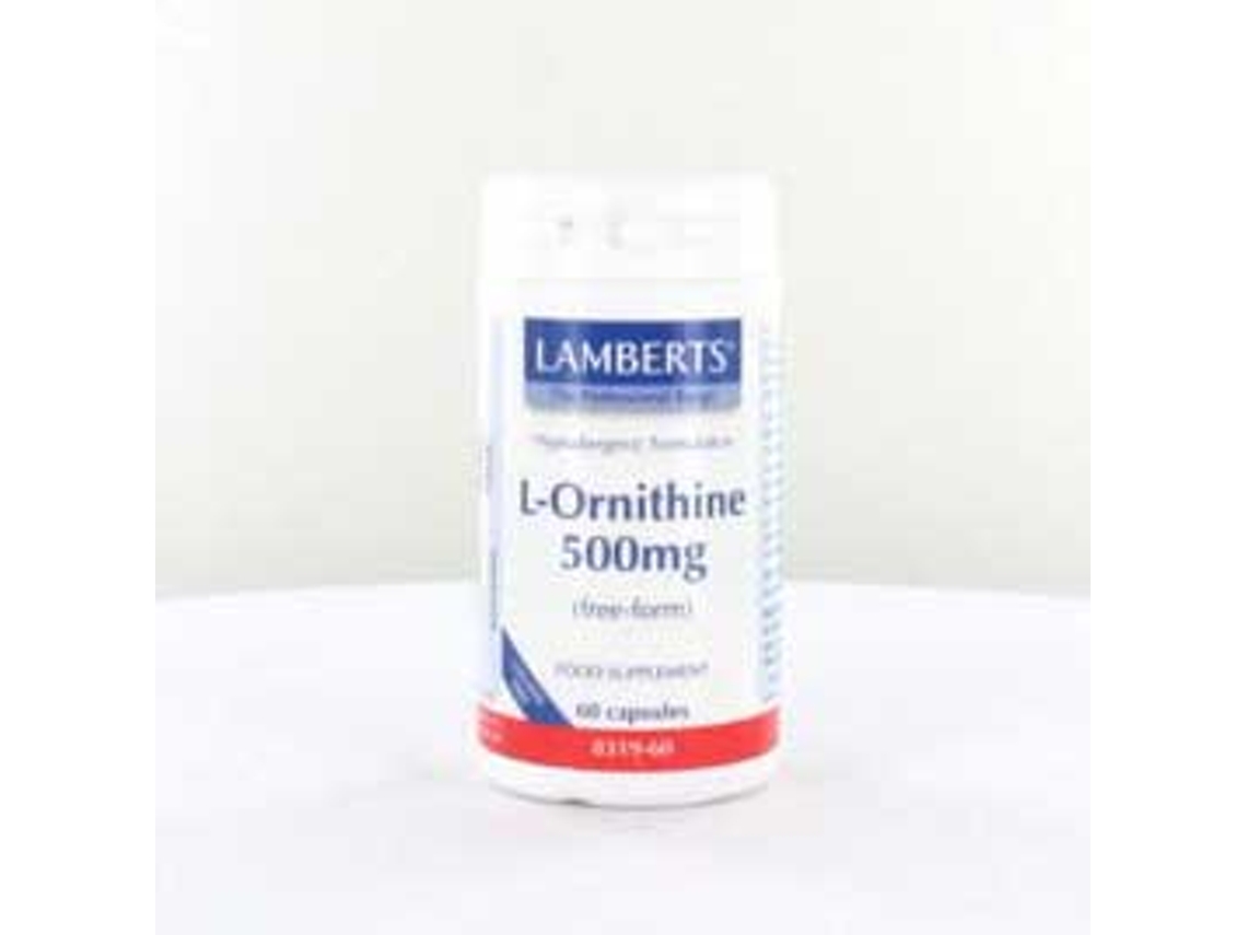 Complemento Alimentar LAMBERTS L - Ornitina 500 Mg
