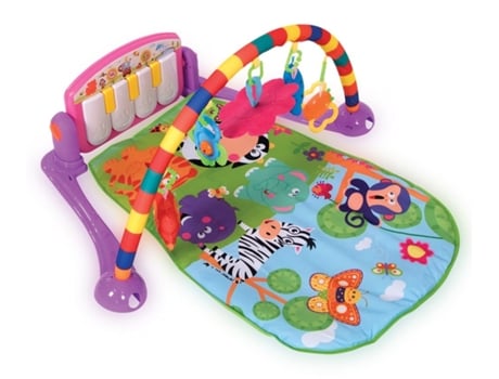 Manta de actividades y gimnasio para Bebé PIANO de LORELLI Pink