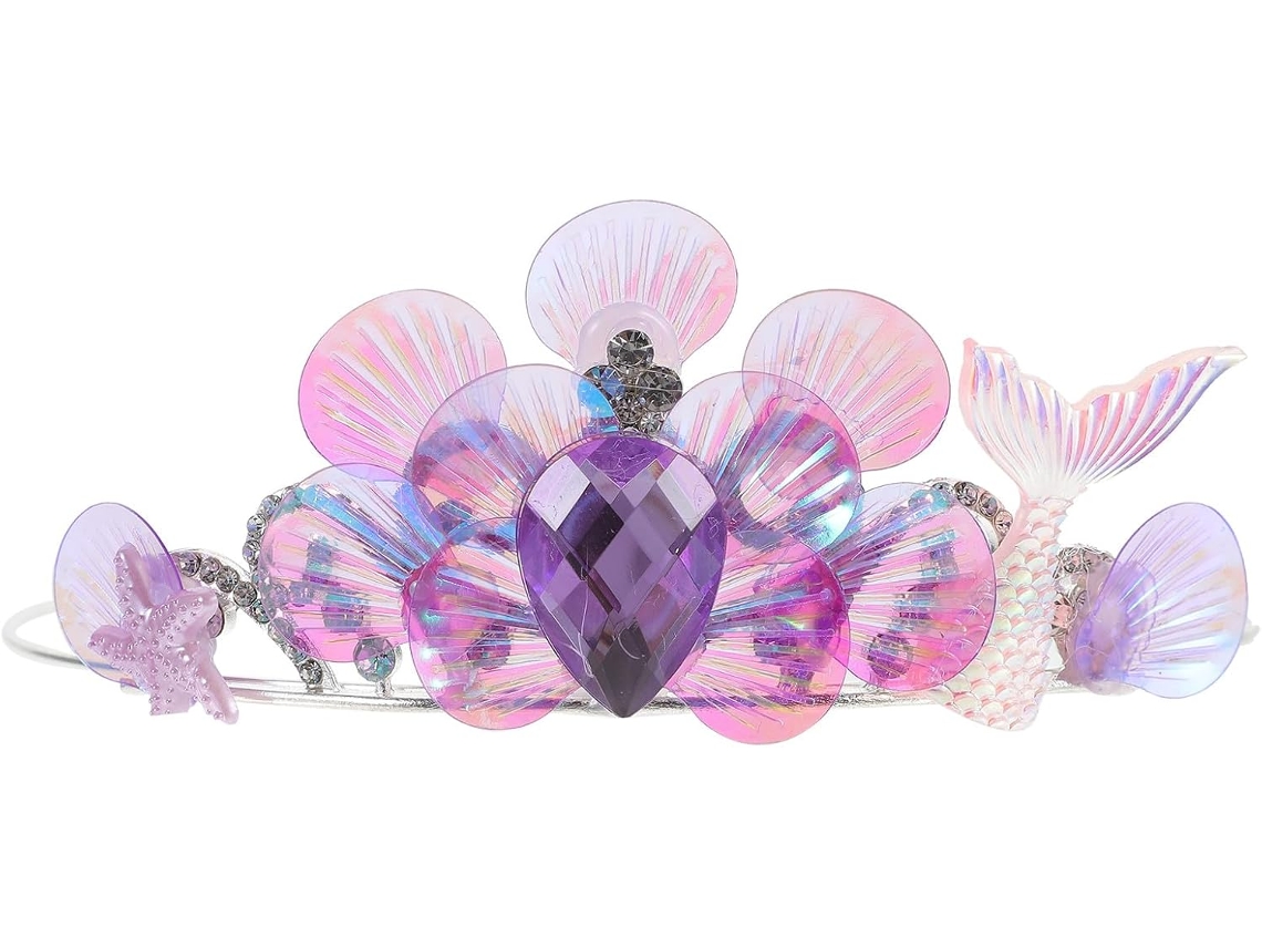 Bandeau Sirène Para Cheveux Fille, Accesorio De Fête Léger Y Décoratif