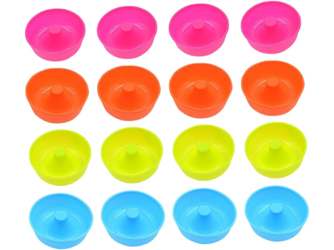Molde De Silicona Para 16 Mini Donas, Para Repostería, Reutilizable, Antiadherente, Ligero Y