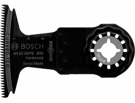 Hoja de Sierra de Inmersión BOSCH Bim Aii 65 Bspb Hard Madera 40x65 mm