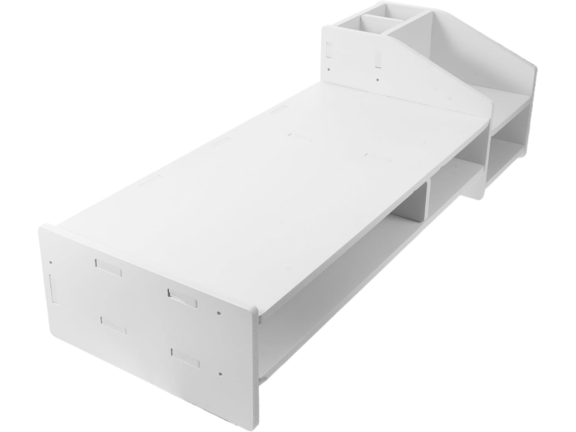 Soporte Para Monitor De Escritorio Con Elevador Y Almacenamiento