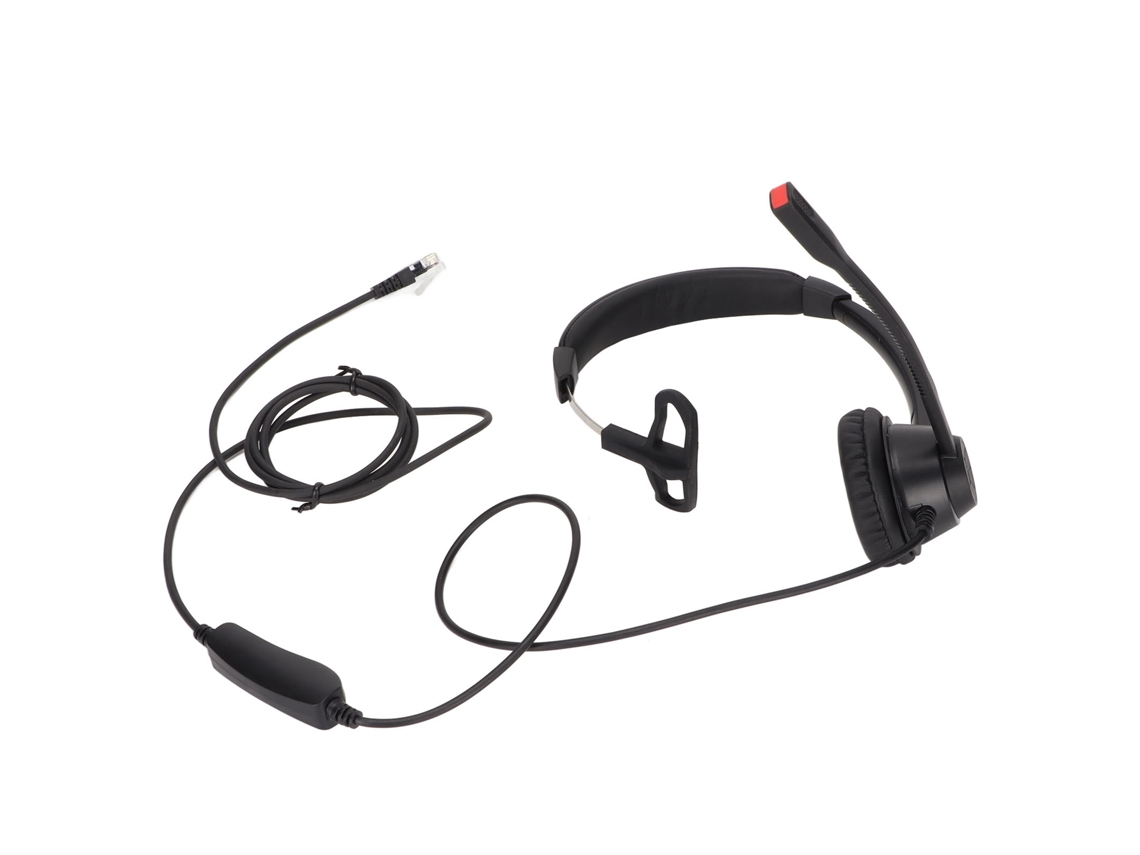 Auriculares Telefónicos Con Ajuste De Volumen Del Altavoz, Micrófono Y Función Silencio,