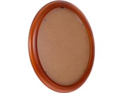 Marco De Fotos Ovalado De Madera Maciza De 30 Cm Para Pared, Ideal Para Sala De Estar Y Oficina, Decoración Vintage, Color Café.