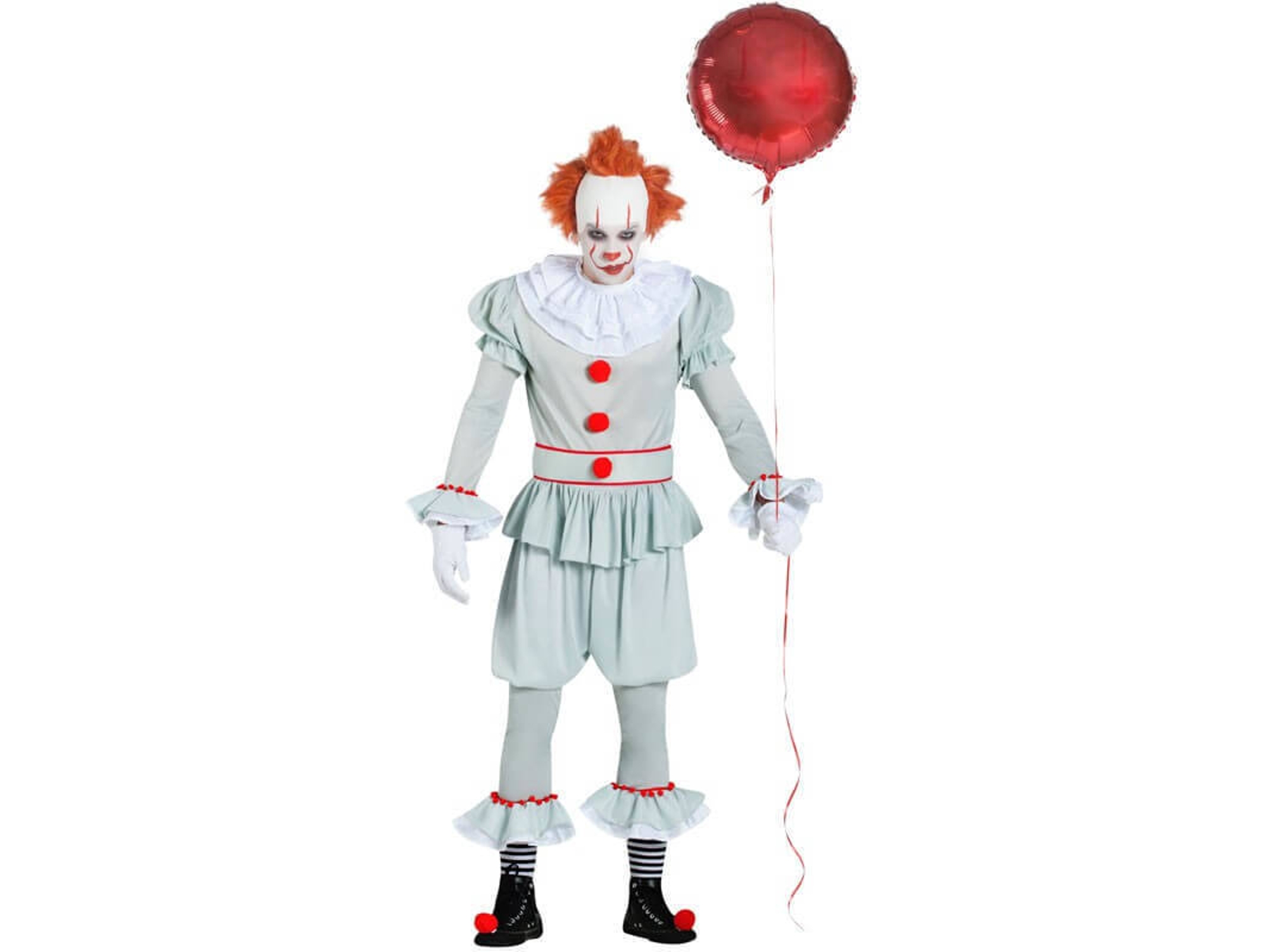 Disfraz de Hombre DISFRAZZES Payaso Aterrador (Talla: XS)