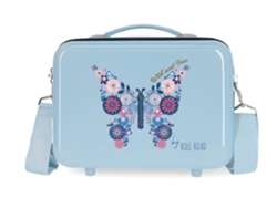 Neceser ROLL ROAD Wild and Free Azul (29 x 21 x 15 cm)