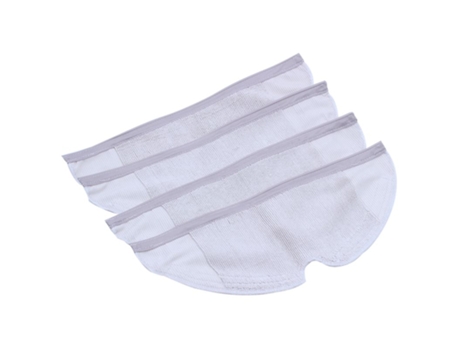 Almohadillas de trapeador lavables para aspiradora Roborock, paños de fregado para Xiaomi Generation 2 Robotic, 4 Uds.