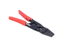 Herramienta De Crimpado Hs-6l Con Mango Ergonómico, De Acero Al Carbono, Para Terminales Industriales Y Pelacables.