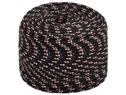 Cuerda para barcos de 10 mm y 100 m, polipropileno negro HARLANV1