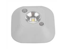 Rebe-luz Nocturna Inalámbrica Con Sensor De Movimiento Infrarrojo Pir Led Mini Para Armario Gabinete Batería Blanca