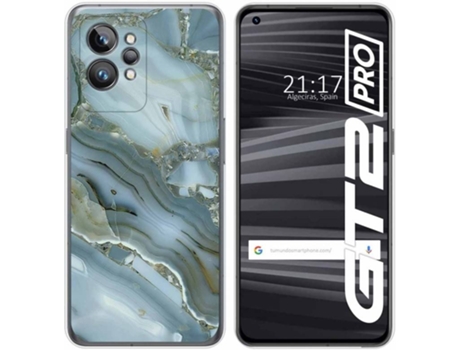 Carcasa para Realme GT 2 Pro 5G TUMUNDOSMARTPHONE Dibujos Mármol 09 Multicolor