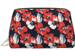Neceser De Viaje Cuero Organizador Para Mujer Diseño Estampado Vacaciones