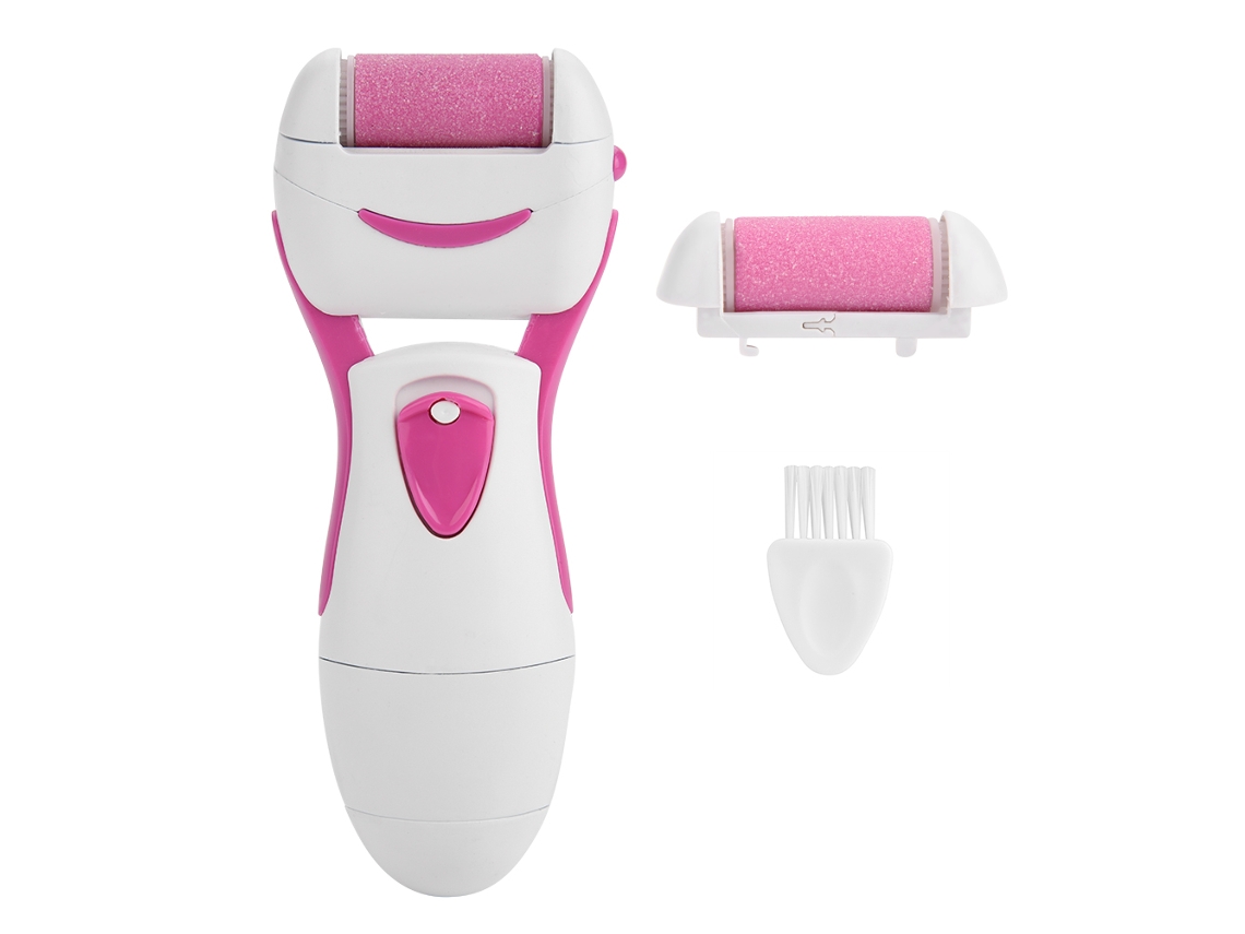 Máquina Eléctrica Portátil Rosa Para Eliminar Callosidades En Los Pies Y Para Pedicura.