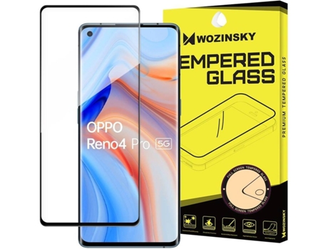 Protector Cristal Templado Oppo Reno 4 Lmobile Full Cover Negro