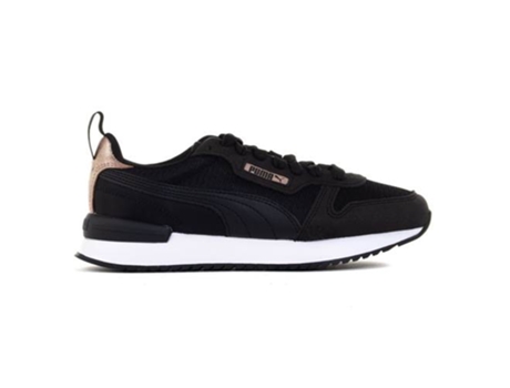 Zapatillas PUMA R78 Metallic Jr Niños (37,5 eu - Negro)