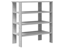 Maison Exclusive - Mueble Zapatero Madera Contrachapada Gris Sonoma 61x32x70 Cm