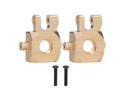 2 Piezas De Copas De Dirección De Latón Dorado, Bloques De Dirección, Piezas De Mejora Para Coche Rc Traxxas 1/18 Trx4m