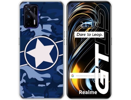 Carcasa Realme GT 5G TUMUNDOSMARTPHONE Camuflaje 03 Multicolor