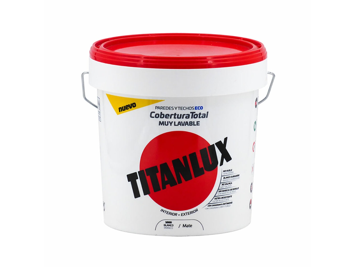Pintura Plástica Titanlux Blanco 750 Ml Interior/exterior