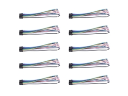 10 Conectores De Cable Adaptadores Estándar Para Coche, Arnés De Audio Estéreo, Radio Cd Para 9887