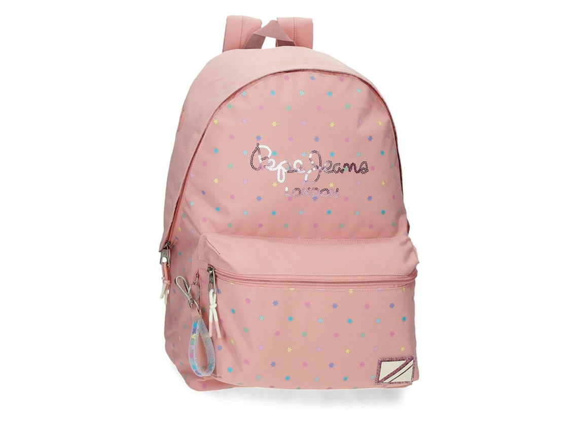 Mochila 42 cm rosa- Pepe jeans rose — La jugueteria online