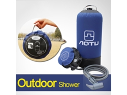 Ducha Portátil Con Bomba De Pie Inflable De 11 Litros, De Pvc, Para Camping, Senderismo, Playa Y Uso Al Aire Libre.