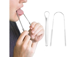 Nuevo Juego De 2 Limpiadores De Lengua De Acero Inoxidable De 2 Piezas (modelo 2025) - Herramientas De Higiene Bucal