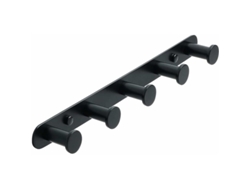 Percheros elegantes y compactos, de acero inoxidable resistente, para montar en la pared, redondos, clásicos y sencillos.