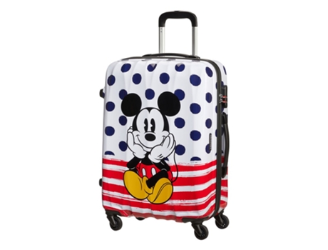 Maleta de Viaje Grande AMERICAN TOURISTER Disney legends spinner Blanco (65x45.5x27.5cm)