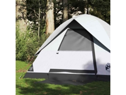 Tienda De Campaña Iglú 2 Personas Tela Opaca Impermeable Blanco