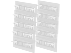 Clavijas Soporte Estantes Multifunción 10 Unidades