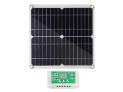 Panel solar monocristalino (carga de baterías, alta eficiencia)