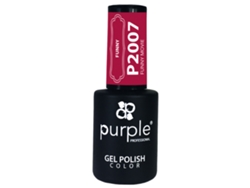 Esmalte de uñas en gel color 2007 10 ml morado profesional