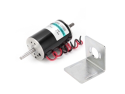 Motor De Cc De Alta Velocidade 80w Micro Cw Ccw Eixo Duplo Regulação De Velocidade 12v Xd60d9412y50s Com Suporte