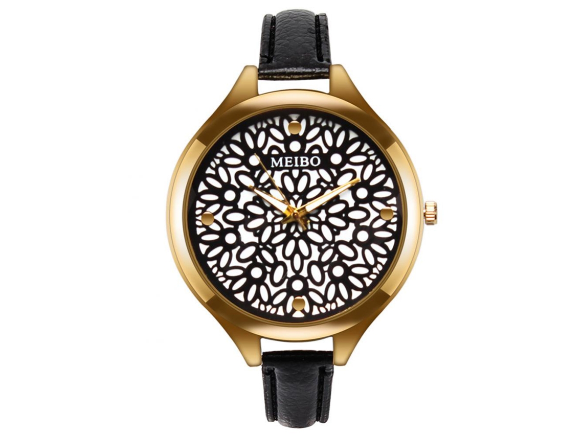 Reloj De Pulsera De Cuarzo Con Correa De Piel Sintética, Unisex, Informal, Moderno (rojo Y Rosa)