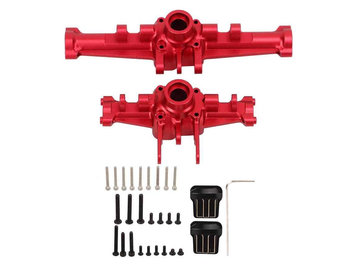 Juego de tapas de eje Qukaim RC para coche Traxxas 1/18, actualización de metal CNC de alta resistencia