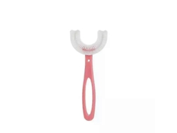Cepillo de dientes infantil con forma de rana de dibujos animados, con limpieza de 360 grados, fabricado en silicona suave. Ideal para niños de HI GOKOCO.