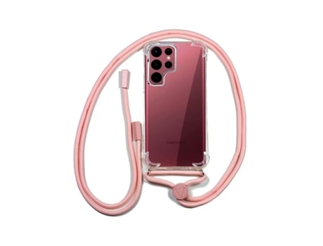 Funda Cuerda para Samsung Galaxy S22 Ultra Silicona Transparente
