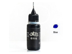 Cono De Henna India, Pasta De Henna Azul Para Tatuajes Temporales Corporales, 10 Ml.