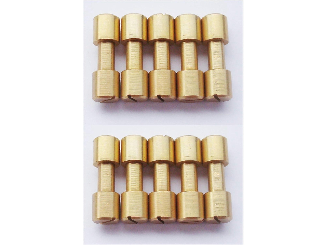 Paquete De 10 Tornillos Corby De Latón Para Cuchillos Edc, Resistentes Y Antioxidantes, Tamaño 25mm