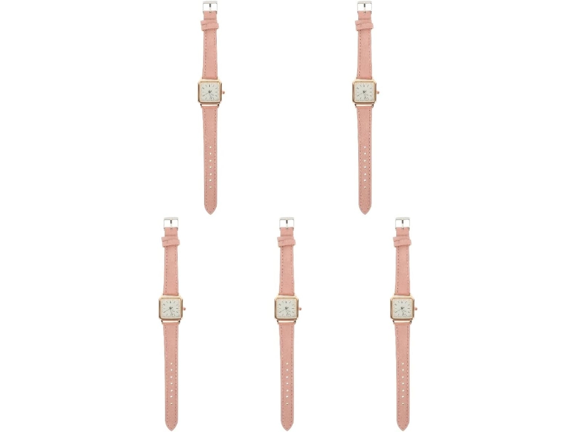 Paquete 2 Relojes Cuarzo Mujer Reloj Pulsera Luminoso Imitación Cuero Ocio
