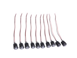 10 Diodos Led De 12 V Y 10 Mm, Precableados, Ultrabrillantes Y Transparentes (05)