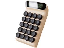 Calculadora De Máquina De Escribir Portátil Con Interruptor Mecánico Y