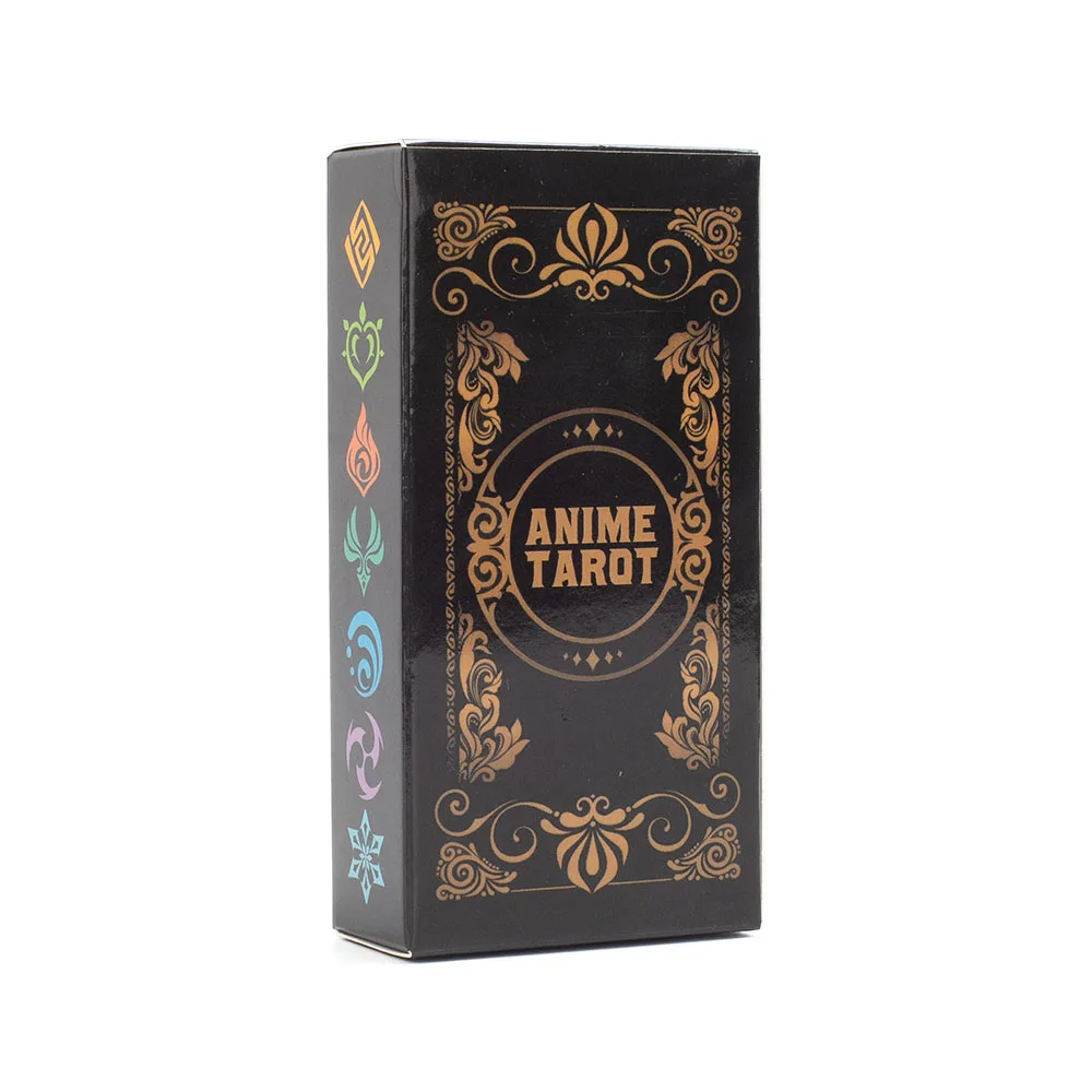 Juego De Cartas De Tarot De Anime Con 78 Cartas, 10,3 X 6 Cm, Adivinación En Inglés.