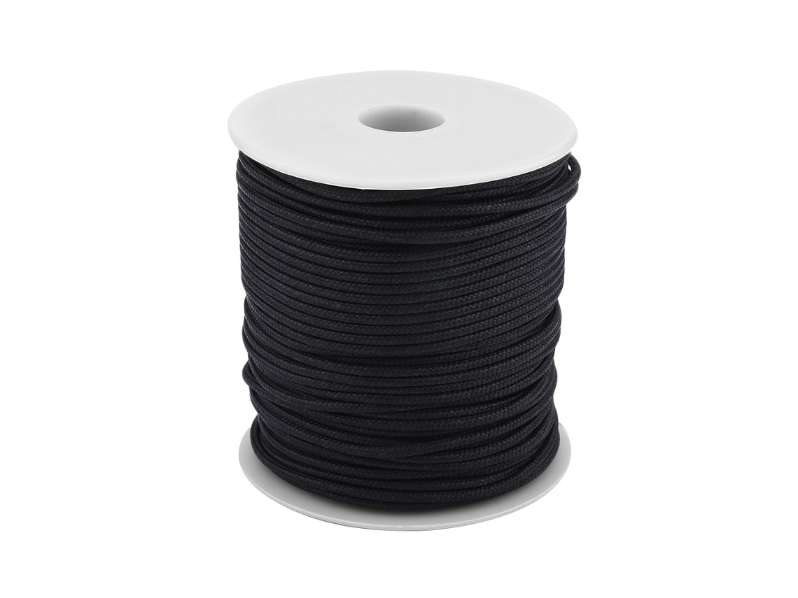 Carrete De Línea Para Fusil De Pesca Submarina De 50 M Y 2 Mm, Súper Resistente, Duradero Y Resistente Al Desgaste, Color Negro.